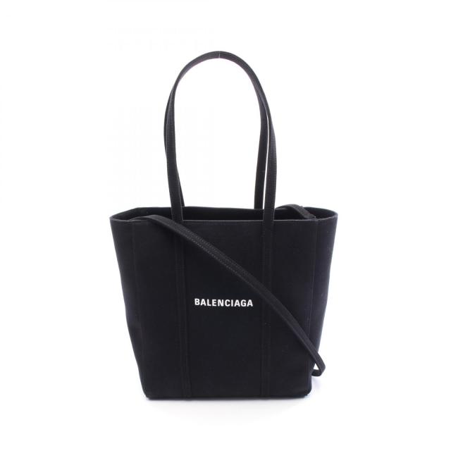 バレンシアガ BALENCIAGA EVERYDAY TOTE XS エブリデイ トート トートバッグ バッグ キャンバス レディース ブラック系 【中古】