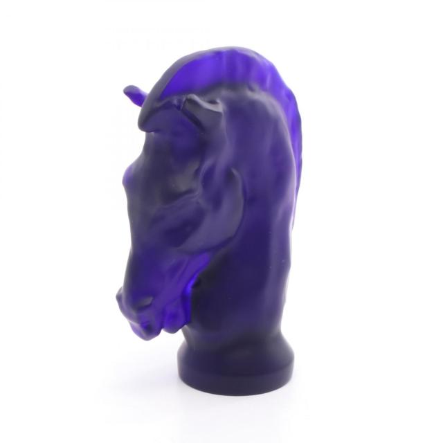 サンルイ SAINT LOUIS JEU SATIN-FINISHED DARK BLUE KNIGHT アクセサリー ガラス メンズ レディース ブルー系 【中古】