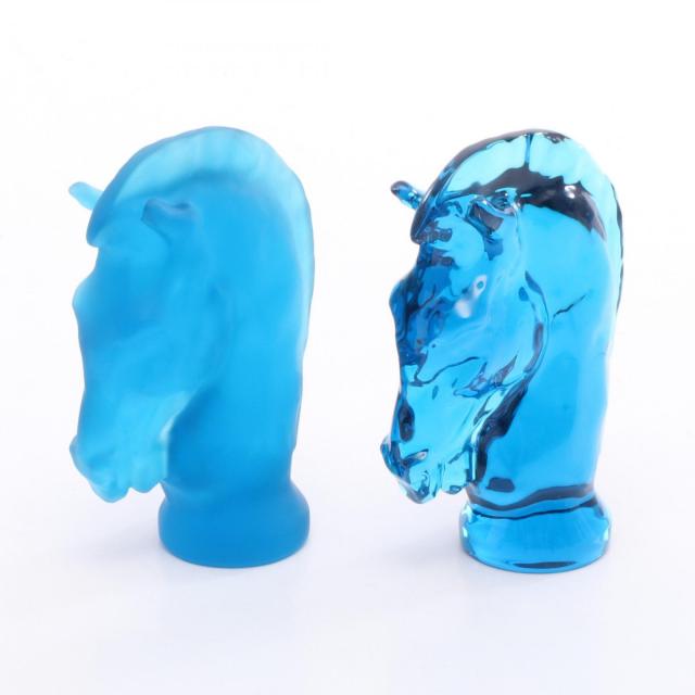 サンルイ SAINT LOUIS JEU SKY BLUE KNIGHT アクセサリー ガラス メンズ レディース ブルー系 【中古】