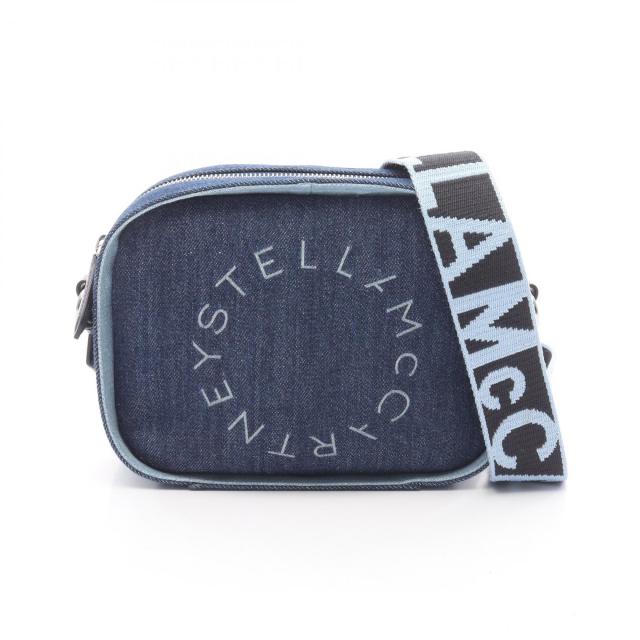 ステラマッカートニー Stella McCartney ステラ ロゴ ショルダーバッグ バッグ デニム レディース ネイビー系 700266 WP0010 【中古】