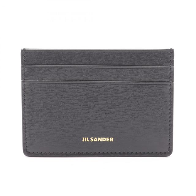 ジルサンダー JIL SANDER カードケース アクセサリー レザー メンズ レディース ブラック系 J07VL0006P4840001 【新品】