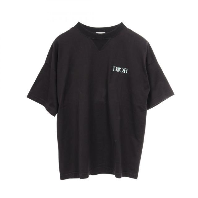 ディオール Dior JARDIN カットソー 衣料品 トップス コットン メンズ ブラック系 【中古】