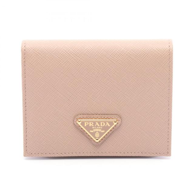 プラダ PRADA 二つ折り財布 財布 レザー レディース ピンク系 1MV204QHHF0236 【新品】