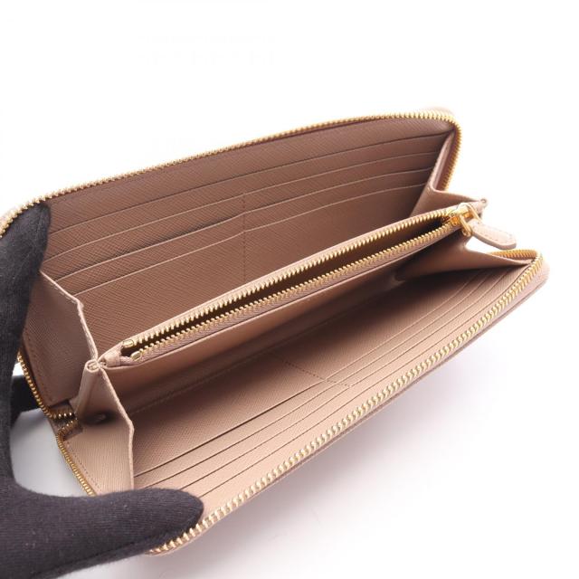 送料無料・割引 PRADA 長財布 ベージュ レザー 【公式通販】