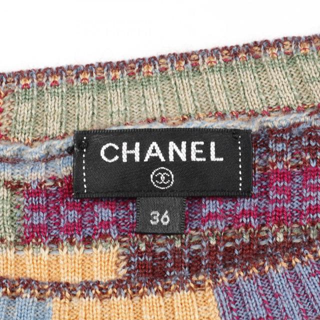 シャネル CHANEL ココマークボタン ワンピース 衣料品 トップス ウール  