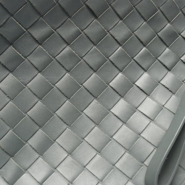 ボッテガヴェネタ BOTTEGA VENETA イントレチャート セカンドバッグ クラッチバッグ バッグ レザー メンズ レディース グリーン系 【中古】