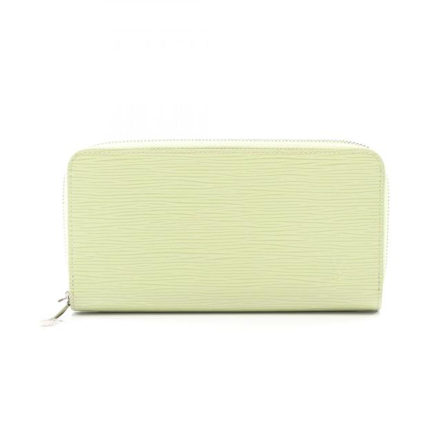 ルイ・ヴィトン LOUIS VUITTON ジッピーウォレット ラウンド長財布 財布 レザー エピ メンズ レディース グリーン系 ヴェールノト M82513 【中古】