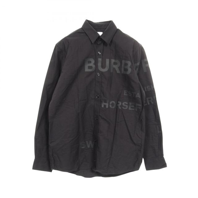バーバリー BURBERRY ホースフェリー 衣料品 トップス コットン メンズ ブラック系 【中古】