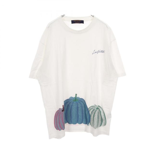 ルイ・ヴィトン LOUIS VUITTON LV × YK パンプキンプリンテッド カットソー 衣料品 トップス コットン メンズ ホワイト系 / マルチカラー HOY25W 【中古】