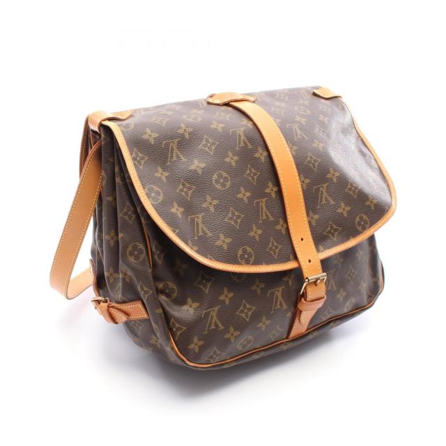 LOUIS VUITTON ソミュール35 ショルダーバッグ モノグラム LOUIS