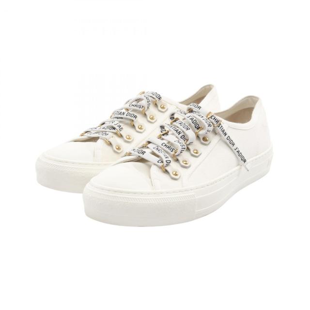 ディオール Dior Walk？n？Dior スニーカー 靴 キャンバス レディース ホワイト系 【中古】