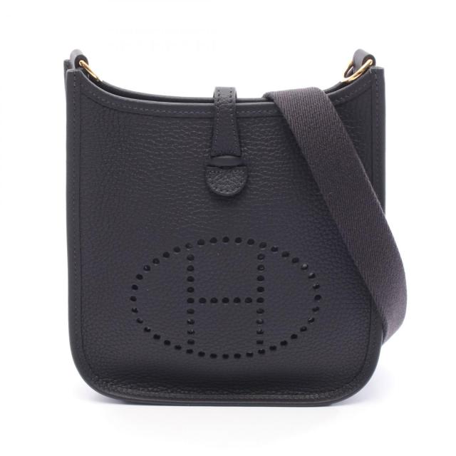 エルメス HERMES エヴリンTPM アマゾン ショルダーバッグ バッグ レザー トリヨンクレマンス トリヨンクレマンス レディース ネイビー系 【中古】