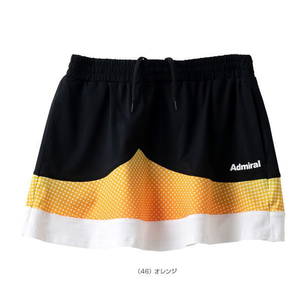 [アドミラル(Admiral) テニス・バドミントンウェア（レディース）]グラフィックペプラムフレアスコート／レディース（ATLA310）の通販は