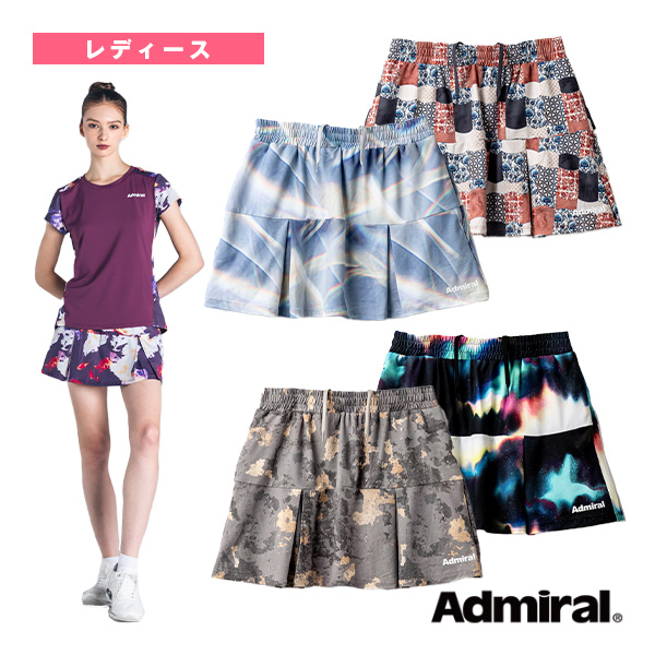 Admiral アドミラルテニスウェアプリーツスコートスカート Mオレンジ Admiral アドミラルテニスウェアプリーツスコートスカート Mオレンジ