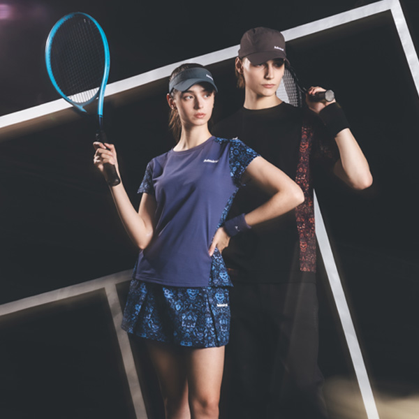 Admiral テニススカート Lホワイト/グリーン Admiral テニススカート