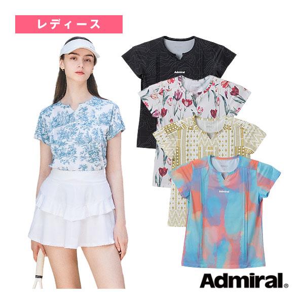 [アドミラル(Admiral) テニスウェア（レディース） ]ピンタックフルグラフィックTシャツ レディース ATLA601