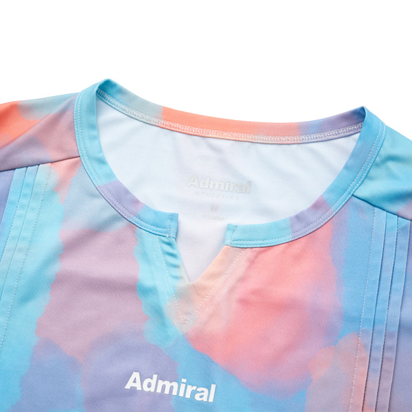 [アドミラル(Admiral) テニスウェア（レディース） ]ピンタックフルグラフィックTシャツ レディース ATLA601_7