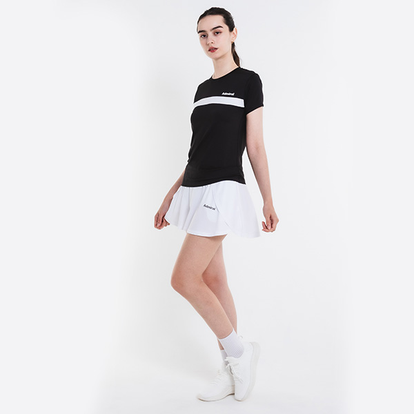 [アドミラル(Admiral) テニスウェア（レディース） ]ナローフロントラインTシャツ レディース ATLA608_11