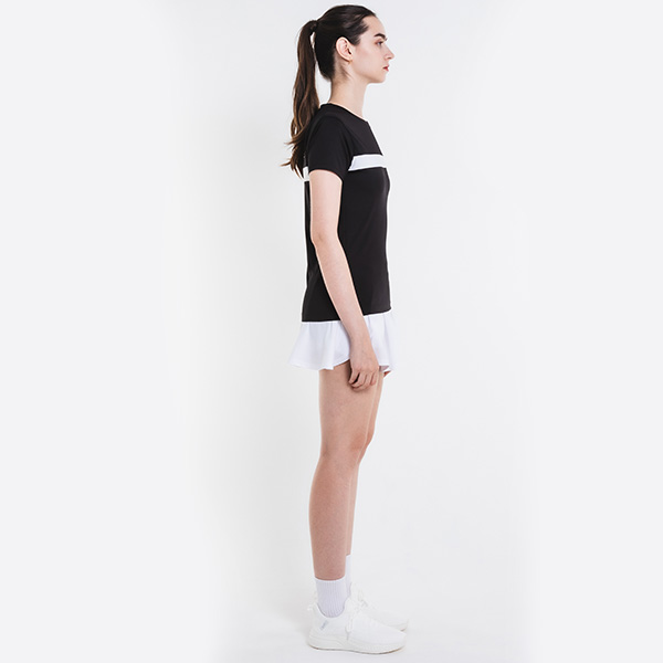 [アドミラル(Admiral) テニスウェア（レディース） ]ナローフロントラインTシャツ レディース ATLA608_13