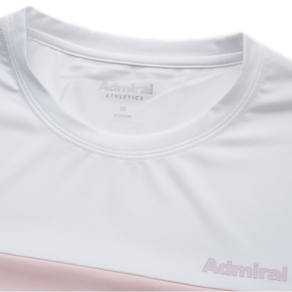 [アドミラル(Admiral) テニスウェア（レディース） ]ナローフロントラインTシャツ レディース ATLA608_7