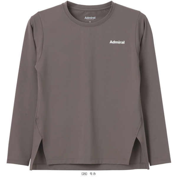 [アドミラル(Admiral) テニスウェア（レディース） ]サイドスリットヘムロングスリーブ Tシャツ レディース ATLA611_3