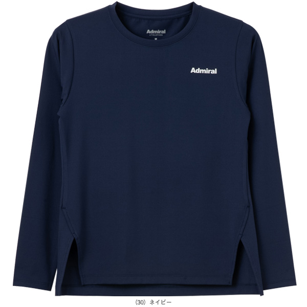 [アドミラル(Admiral) テニスウェア（レディース） ]サイドスリットヘムロングスリーブ Tシャツ レディース ATLA611_4