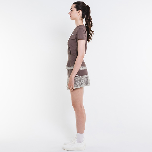 [アドミラル(Admiral) テニスウェア（レディース） ]レースヘムタックフレアTシャツ レディース ATLA615_15