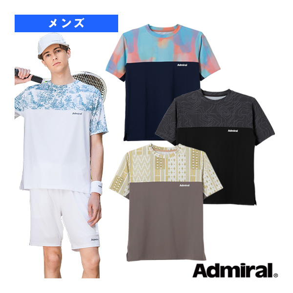 [アドミラル(Admiral) テニスウェア（メンズ/ユニ） ]ブロッキンググラフィックTシャツ メンズ ATMA601