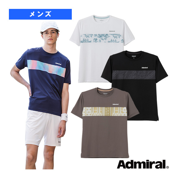 [アドミラル(Admiral) テニスウェア（メンズ/ユニ） ]フロントライングラフィックTシャツ メンズ ATMA602