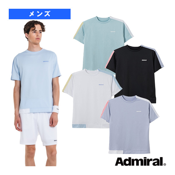 [アドミラル(Admiral) テニスウェア（メンズ/ユニ） ]カラーアソートブロッキングTシャツ メンズ ATMA608