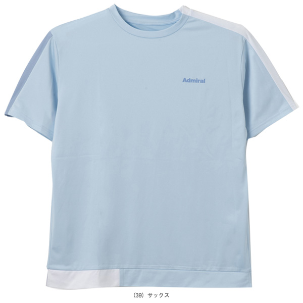 [アドミラル(Admiral) テニスウェア（メンズ/ユニ） ]カラーアソートブロッキングTシャツ メンズ ATMA608_3