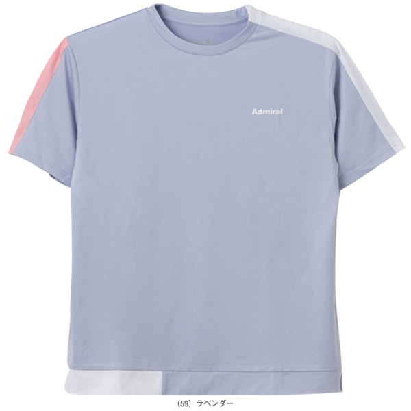 [アドミラル(Admiral) テニスウェア（メンズ/ユニ） ]カラーアソートブロッキングTシャツ メンズ ATMA608_4