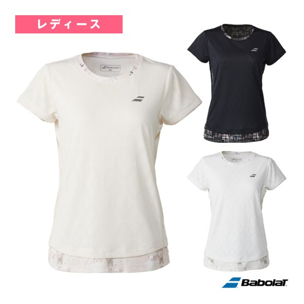 [バボラ テニスウェア（レディース）]ピュア ショートスリーブシャツ／PURE SHORT SLEEVE SHIRT／レディース（BWG5323）の通販は