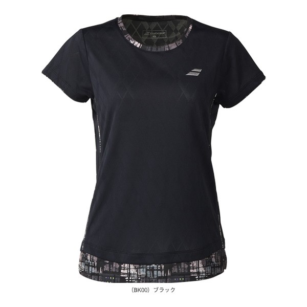 [バボラ テニスウェア（レディース）]ピュア ショートスリーブシャツ／PURE SHORT SLEEVE SHIRT／レディース（BWG5323）の通販は