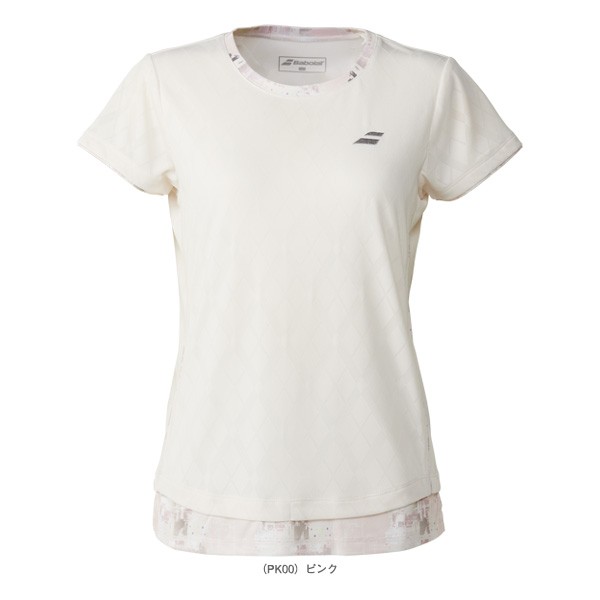 [バボラ テニスウェア（レディース）]ピュア ショートスリーブシャツ／PURE SHORT SLEEVE SHIRT／レディース（BWG5323）の通販は