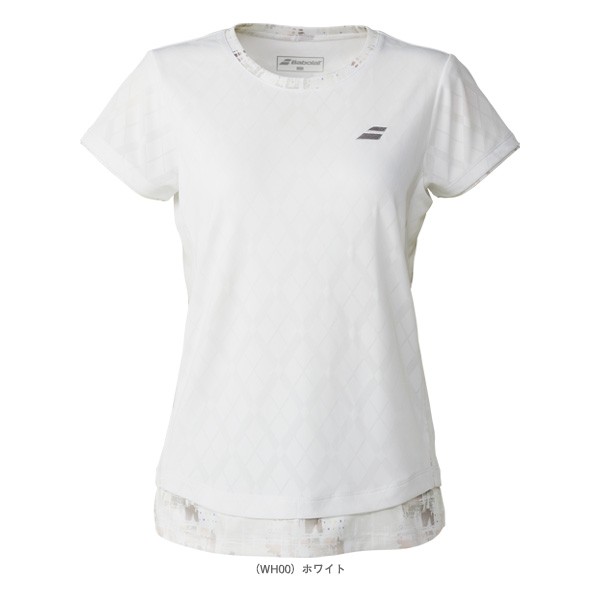 [バボラ テニスウェア（レディース）]ピュア ショートスリーブシャツ／PURE SHORT SLEEVE SHIRT／レディース（BWG5323）の通販は
