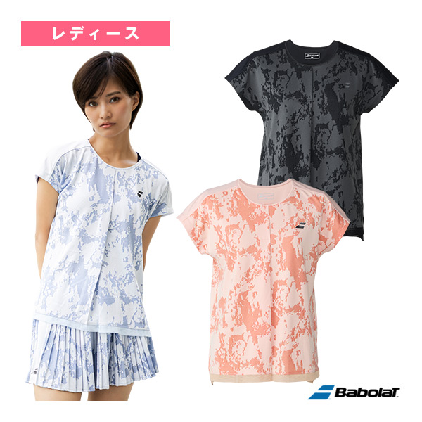 [バボラ テニスウェア（レディース） ]プレイレンジ 半袖シャツルーズフィット PLAY SHORT SLEEVE SHIRT LOOSE FIT レディース BWG6321