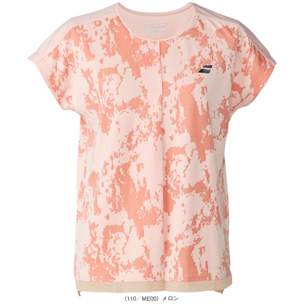 [バボラ テニスウェア（レディース） ]プレイレンジ 半袖シャツルーズフィット PLAY SHORT SLEEVE SHIRT LOOSE FIT レディース BWG6321_2