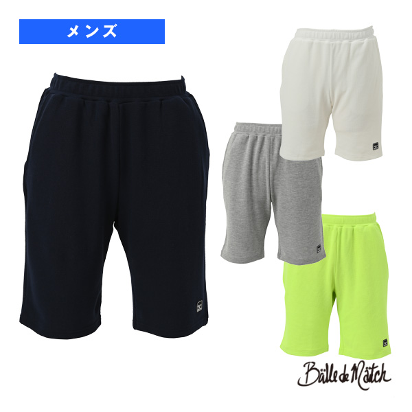 [バルデマッチ テニス・バドミントンウェア（メンズ/ユニ）]ワッフルハーフパンツ／メンズ（BDM-D1112）