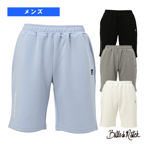 [バルデマッチ テニス・バドミントンウェア（メンズ/ユニ）]サマースウェットハーフパンツ／メンズ（BDM-D1115）