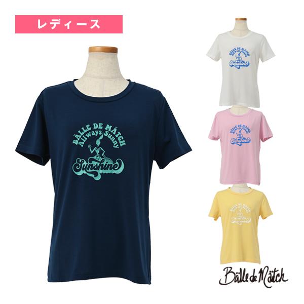 [バルデマッチ テニス・バドミントンウェア（レディース）]サニープリントTシャツ／レディース（BDM-D1212）の通販は
