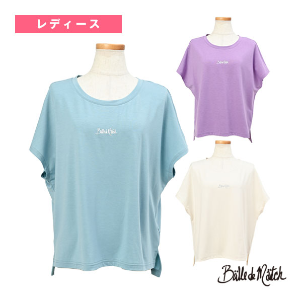 [バルデマッチ テニスウェア（レディース）]バックプリントTシャツ／レディース（BDM-E1211）