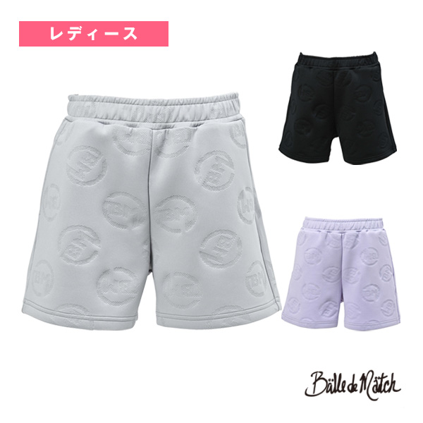 [バルデマッチ テニスウェア（レディース）]エンボスショートパンツ／レディース（BDM-E1215）