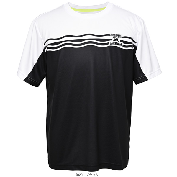 [バルデマッチ テニスウェア（メンズ/ユニ） ]ウェーブデザインTシャツ メンズ BDM-F1106_1