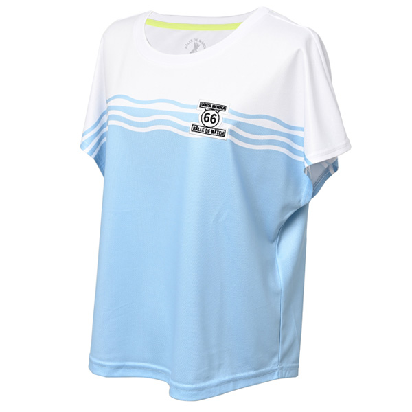 [バルデマッチ テニスウェア（レディース） ]ウエーブデザインTシャツ レディース BDM-F1205_11