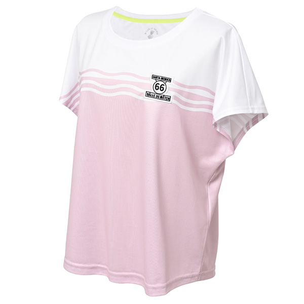 [バルデマッチ テニスウェア（レディース） ]ウエーブデザインTシャツ レディース BDM-F1205_12
