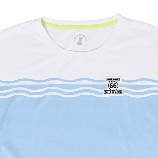 [バルデマッチ テニスウェア（レディース） ]ウエーブデザインTシャツ レディース BDM-F1205_17