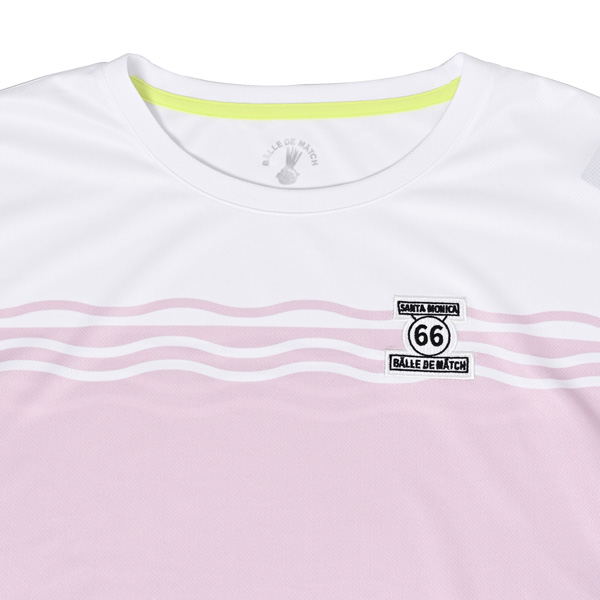 [バルデマッチ テニスウェア（レディース） ]ウエーブデザインTシャツ レディース BDM-F1205_18