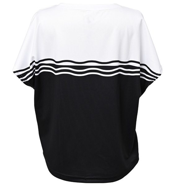 [バルデマッチ テニスウェア（レディース） ]ウエーブデザインTシャツ レディース BDM-F1205_4