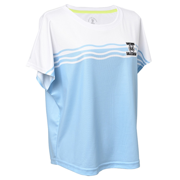 [バルデマッチ テニスウェア（レディース） ]ウエーブデザインTシャツ レディース BDM-F1205_8